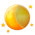 Emoji 🌘 Luna Calante su Samsung Experience 9.0.