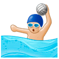 🤽🏼 Emoji Wasserballspieler(in): mittelhelle Hautfarbe Samsung Experience 9.0.