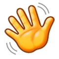 👋 Emoji winkende Hand Samsung Experience 9.0.