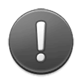 ❕ Emoji Exclamación Blanca en Samsung Experience 9.0.
