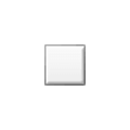 ▫️ Emoji Quadrado Branco Pequeno na Samsung Experience 9.0.
