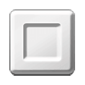 🔳 Emoji Botón Cuadrado Con Borde Blanco en Samsung Experience 9.0.