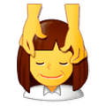💆‍♀️ Emoji Mujer Recibiendo Masaje en Samsung Experience 9.0.