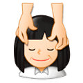 Emoji 💆🏻‍♀️ Donna Che Riceve Un Massaggio: Carnagione Chiara su Samsung Experience 9.0.