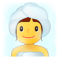 🧖‍♀️ Emoji Frau in Dampfsauna Samsung Experience 9.0.