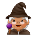 🧙🏽‍♀️ Emoji Maga: Pele Morena na Samsung Experience 9.0.