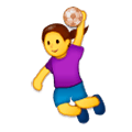 🤾‍♀️ Emoji Mujer Jugando Al Balonmano en Samsung Experience 9.0.