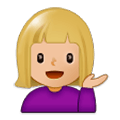 💁🏼‍♀️ Emoji Empleada De Mostrador De Información: Tono De Piel Claro Medio en Samsung Experience 9.0.