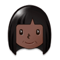 👩🏿 Emoji Mujer: Tono De Piel Oscuro en Samsung Experience 9.0.