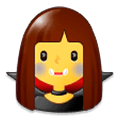 🧛‍♀️ Emoji Mulher Vampira na Samsung Experience 9.0.
