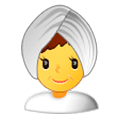Emoji 👳‍♀️ Donna Con Turbante su Samsung Experience 9.0.