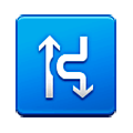 ⛕ Emoji Tráfico alternativo unidireccional a la izquierda en Samsung Experience 9.1.