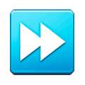 Emoji ⏩ Pulsante Di Avanzamento Rapido su Samsung Experience 9.1.