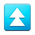⏫ Emoji Triángulo Doble Hacia Arriba en Samsung Experience 9.1.