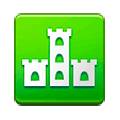 Emoji ⛫ Castello su Samsung Experience 9.1.
