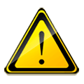 ☡ Emoji Señal de advertencia en Samsung Experience 9.1.