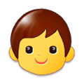 🧒 Emoji Infante en Samsung Experience 9.1.