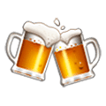 🍻 Emoji Jarras De Cerveza Brindando en Samsung Experience 9.1.