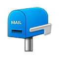 📪 Emoji geschlossener Briefkasten ohne Post Samsung Experience 9.1.