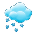 🌨️ Emoji Wolke mit Schnee Samsung Experience 9.1.