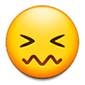 Emoji 😖 Faccina Frustrata su Samsung Experience 9.1.