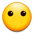 Emoji 😶 Faccina Senza Bocca su Samsung Experience 9.1.