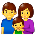 👨‍👩‍👦 Emoji Família: Homem, Mulher E Menino na Samsung Experience 9.1.