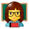 Émoji 👩‍🏫 Enseignante sur Samsung Experience 9.1.