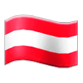 🇦🇹 Emoji Bandera: Austria en Samsung Experience 9.1.