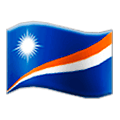 Émoji 🇲🇭 Drapeau : Îles Marshall sur Samsung Experience 9.1.