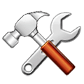 🛠️ Emoji Hammer und Schraubenschlüssel Samsung Experience 9.1.