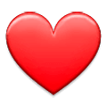 ❤️ Emoji Coração Vermelho na Samsung Experience 9.1.
