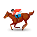 🏇🏽 Emoji Corrida De Cavalos: Pele Morena na Samsung Experience 9.1.