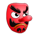 👺 Emoji Demonio Japonés Tengu en Samsung Experience 9.1.