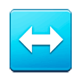 Emoji ↔️ Freccia Sinistra-destra su Samsung Experience 9.1.