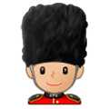 Emoji 💂🏼‍♂️ Guardia Uomo: Carnagione Abbastanza Chiara su Samsung Experience 9.1.