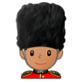 💂🏽‍♂️ Emoji Guardia Hombre: Tono De Piel Medio en Samsung Experience 9.1.