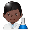 Emoji 👨🏿‍🔬 Scienziato: Carnagione Scura su Samsung Experience 9.1.