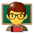 Emoji 👨‍🏫 Professore su Samsung Experience 9.1.