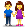 👫 Emoji Mann und Frau halten Hände Samsung Experience 9.1.
