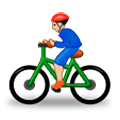 Émoji 🚴🏼‍♂️ Cycliste Homme : Peau Moyennement Claire sur Samsung Experience 9.1.