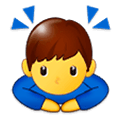 Emoji 🙇‍♂️ Uomo Che Fa Inchino Profondo su Samsung Experience 9.1.