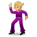 🕺🏼 Emoji Hombre Bailando: Tono De Piel Claro Medio en Samsung Experience 9.1.