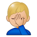 🤦🏼‍♂️ Emoji sich an den Kopf fassender Mann: mittelhelle Hautfarbe Samsung Experience 9.1.
