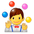 Émoji 🤹‍♂️ Jongleur sur Samsung Experience 9.1.