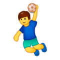 Émoji 🤾‍♂️ Handballeur sur Samsung Experience 9.1.