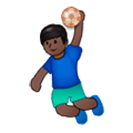 🤾🏿‍♂️ Emoji Jogador De Handebol: Pele Escura na Samsung Experience 9.1.