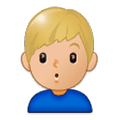 🙎🏼‍♂️ Emoji Hombre Haciendo Pucheros: Tono De Piel Claro Medio en Samsung Experience 9.1.