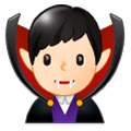 🧛🏻‍♂️ Emoji Vampiro Hombre: Tono De Piel Claro en Samsung Experience 9.1.