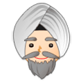 👳🏻‍♂️ Emoji Hombre Con Turbante: Tono De Piel Claro en Samsung Experience 9.1.